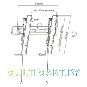 Кронштейн MAUNFELD MTM-3255TS картинка 10